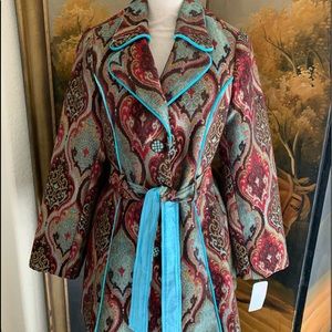 Brand New 3 Sisters Multi- Color Coat